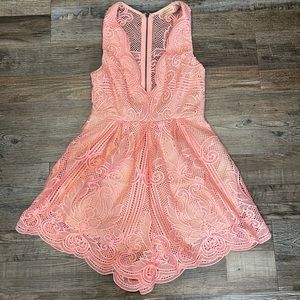 NWOT Love Triangle Lace Romper